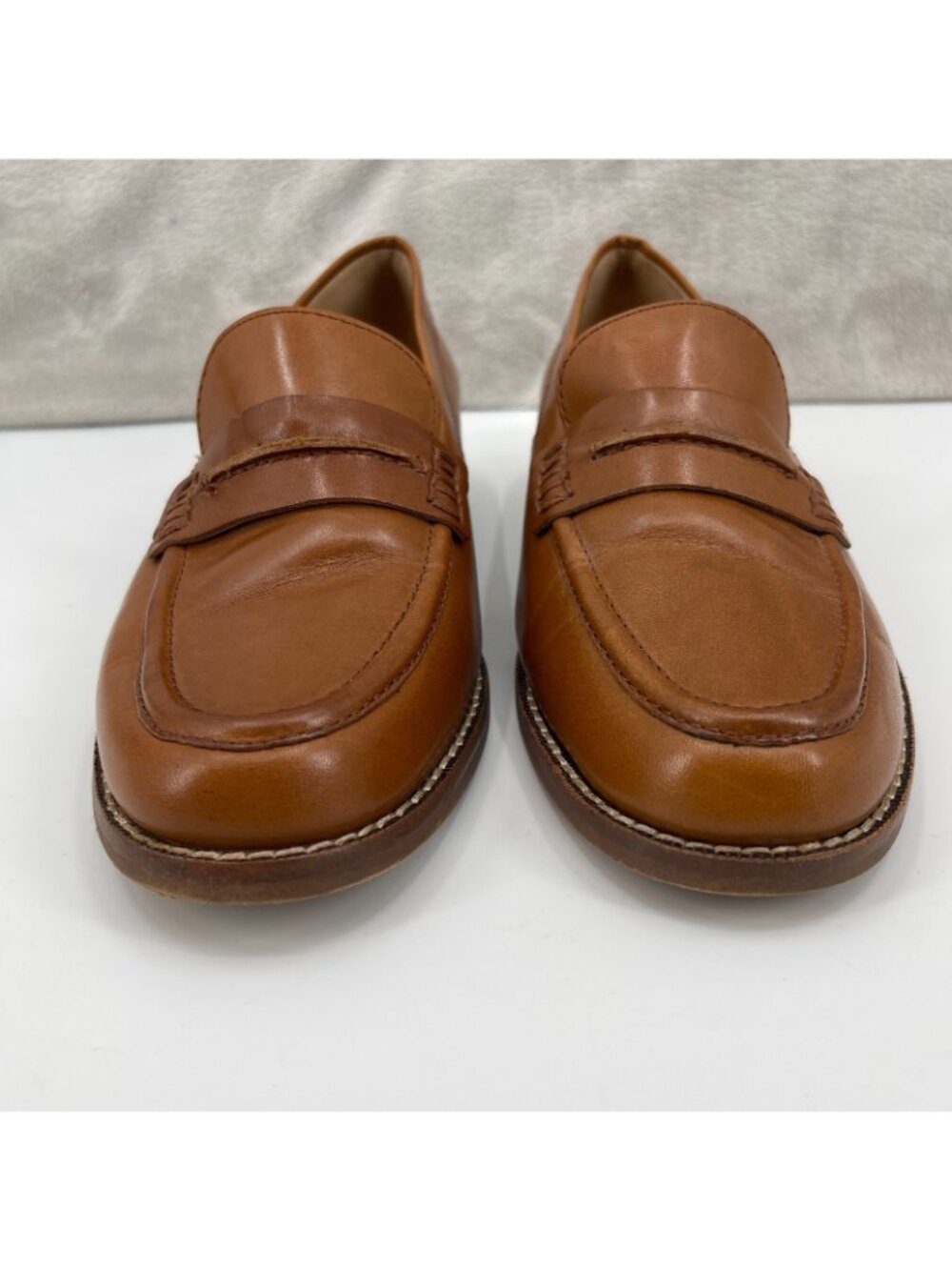 Madewell The Elinor Loafer Dark Chestnut Brown Leather Classic Preppy - Picture 4 of 11